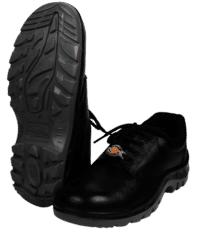 Mangla Glitter Leather Safety Shoes