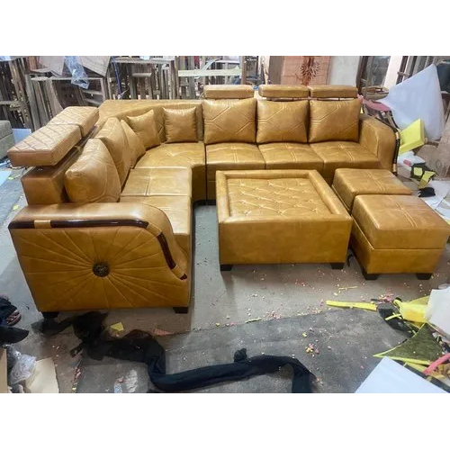 Laiba Gola Corner Sofa Set