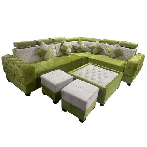 Living Room L Shape Sofa Set - General Use: Indoor Furniture