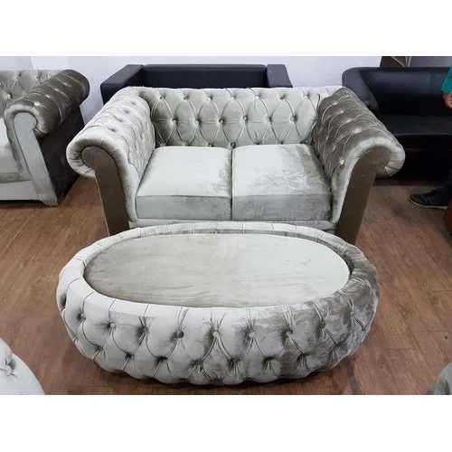 Velvet Two Seater Sofa