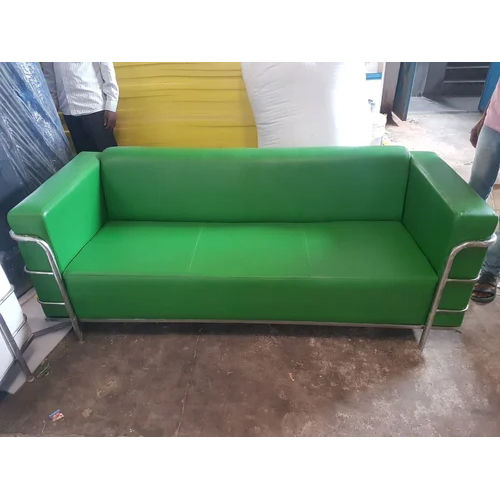 Three Seater Office Sofa - Color: Green