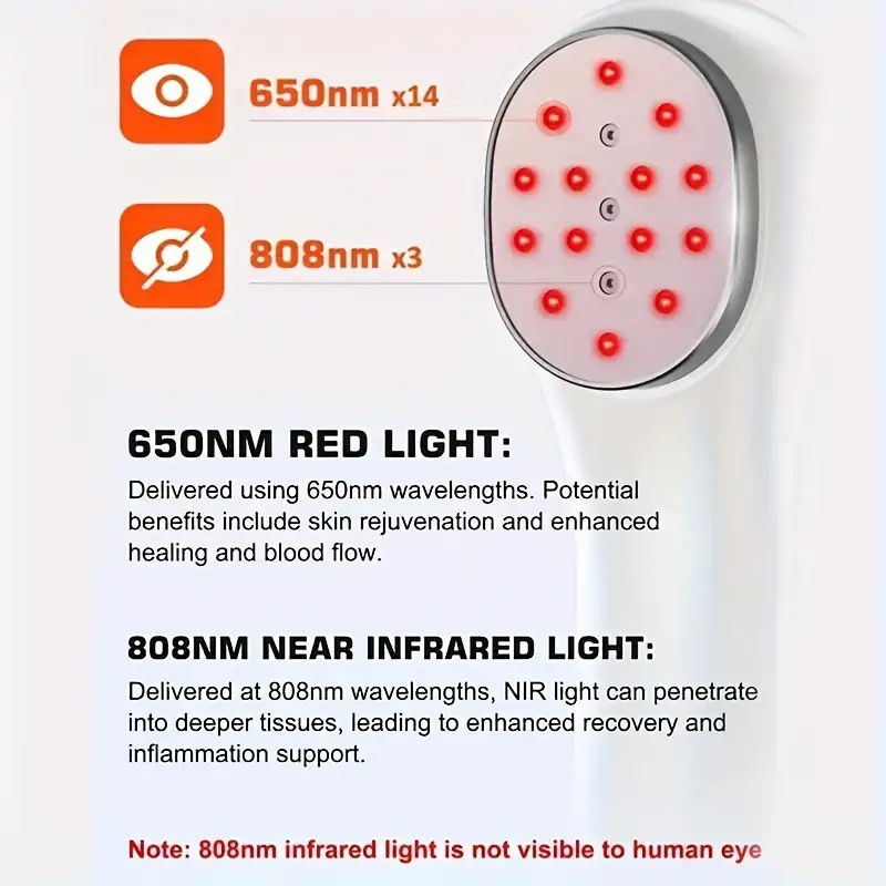 Handheld LASER physiotherapy wand Compact LASER therapy