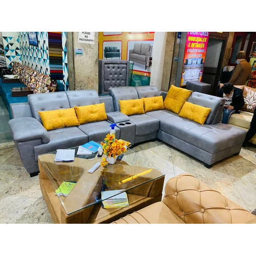 U Shaped Modular Sofa - Color: Grey