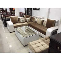 U Shape Sofa Set - Color: Brown