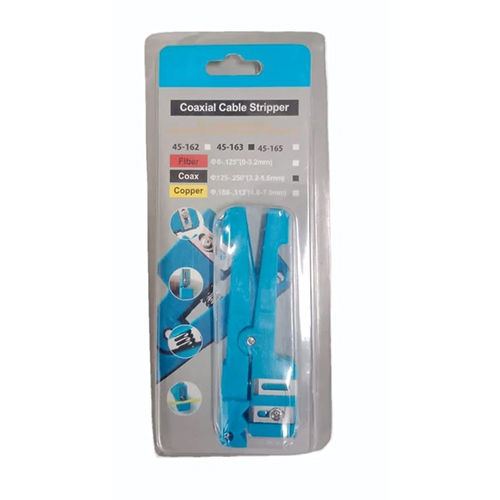 Coaxial Cable Stripper - Color: Blue