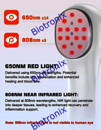 Handheld LASER physiotherapy wand Compact LASER therapy