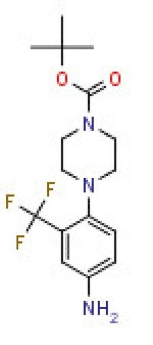 5-Amino-2-(4-Boc-piperazino)benzotrifluoride  98%