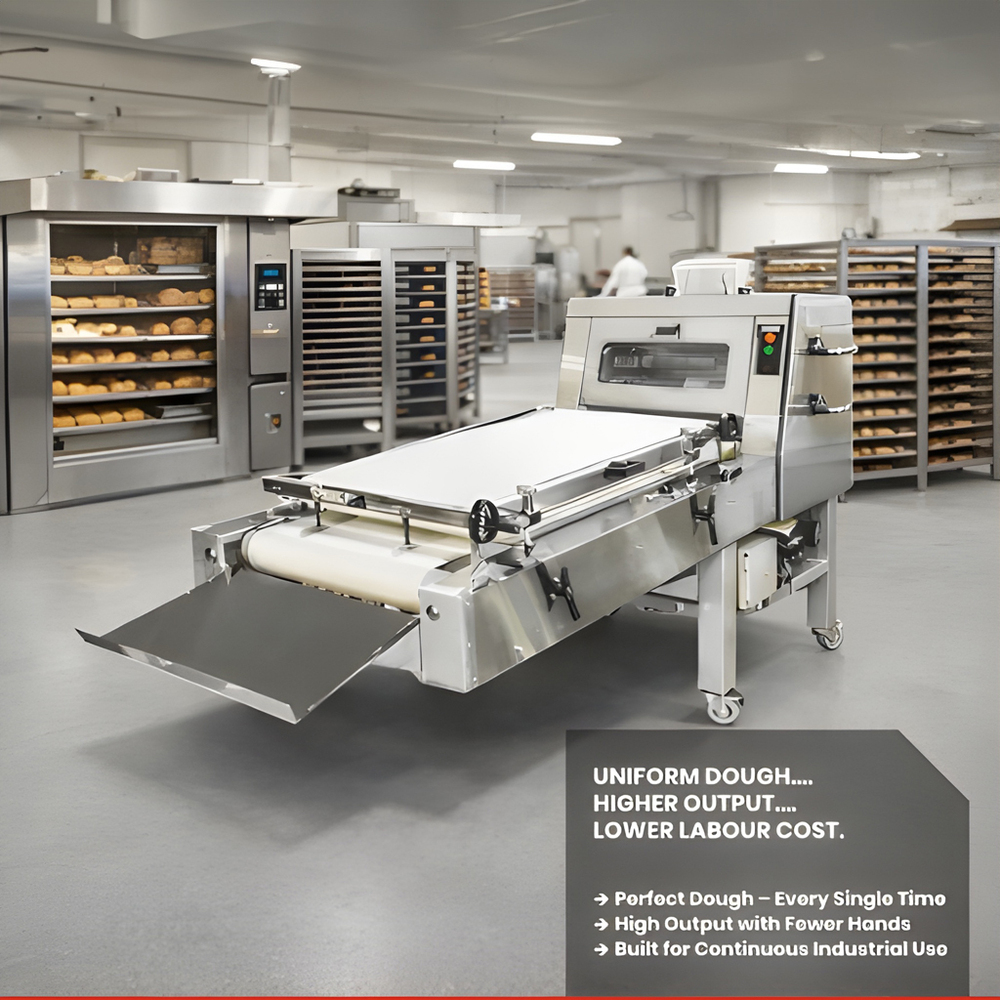 Dough Moulder Machine - Material: Stainless Steel