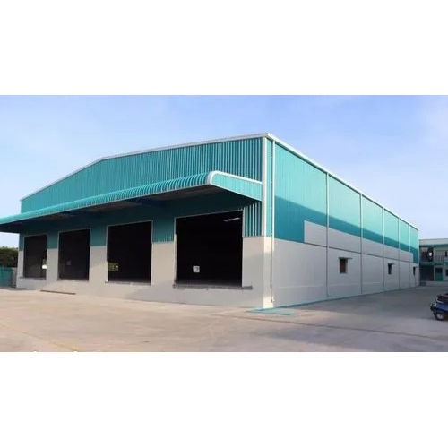 Commercial Steel Structural Shed - Color: As Per Requirement