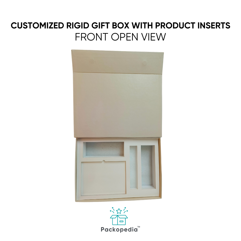 Customized Rigid Gift Box with Product Inserts - Corporate Gift Packaging