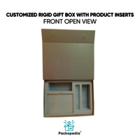 Customized Rigid Gift Box with Product Inserts - Corporate Gift Packaging