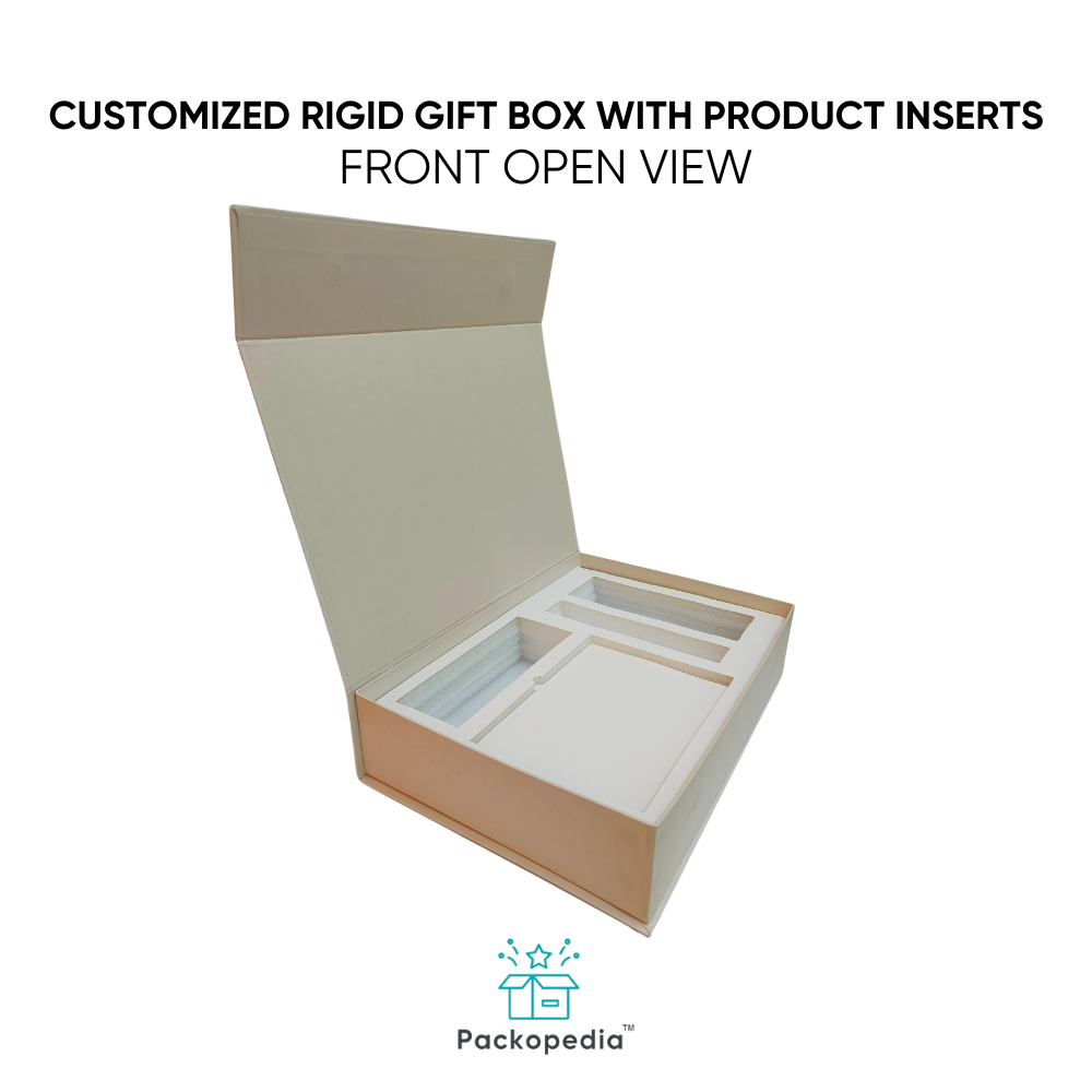 Customized Rigid Gift Box with Product Inserts - Corporate Gift Packaging