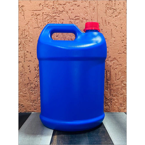 5Ltr 200gm Blue Round Shape Carbo Plastic Bottle