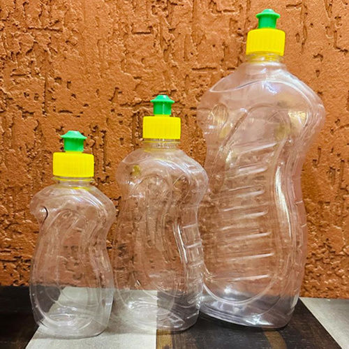 Dishwash Plastic Bottle - Color: Transparent