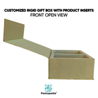 Customized Rigid Gift Box with Product Inserts - Corporate Gift Packaging