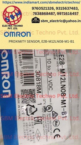OMRON PROXIMITY SENSOR, E2B-M12LN08-M1-B1 10-30V DC