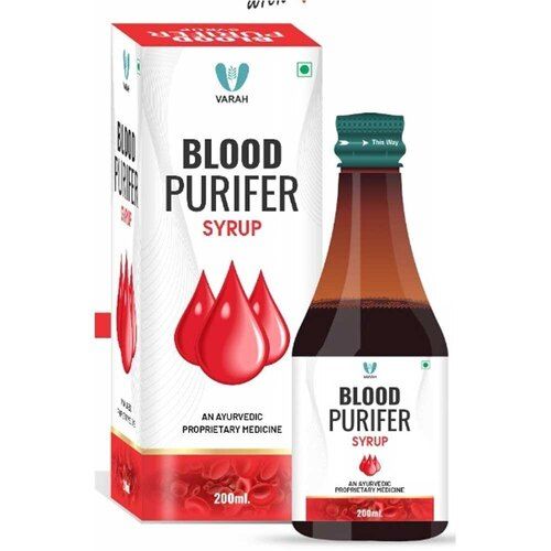 Blood Purifier - 200ml Ayurvedic Syrup , Cool and Dry Storage Instructions, 1/2 Teaspoon Dosage