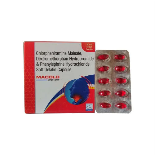 Chlorpheniramine Maleate Hydrobromide And Phenylephrine Hydrochloride Softgel Capsules