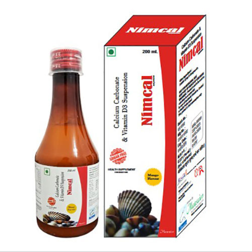 200 Ml Calcium Carbonate And Vitamin D3 Suspension - Dosage Form: Syrup