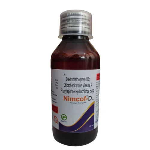 100 ML HBr Cglorpheniramine Maleate And Phenylephrine Hydrochloride Syrup