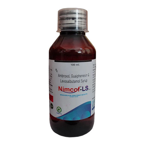 100 ML Ambroxol Guaiphensin And Levosalbutamol Syrup