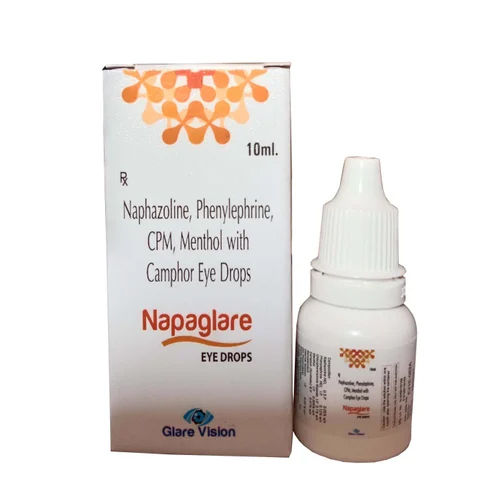 10 ML Naphazoline Phenylephrine CPM Menthol With Camphor Eye Drops