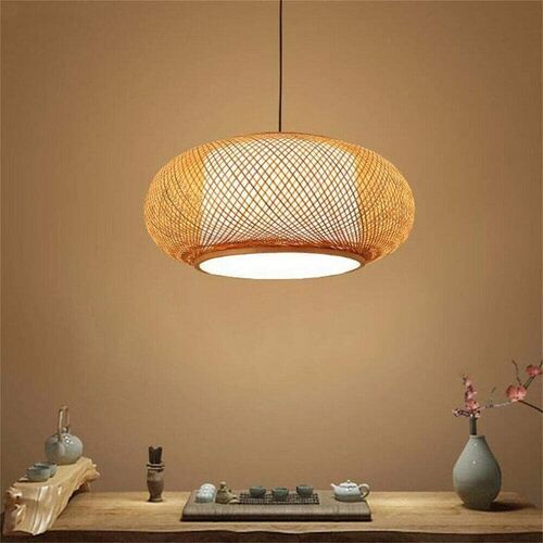 Bamboo Round Lampshead