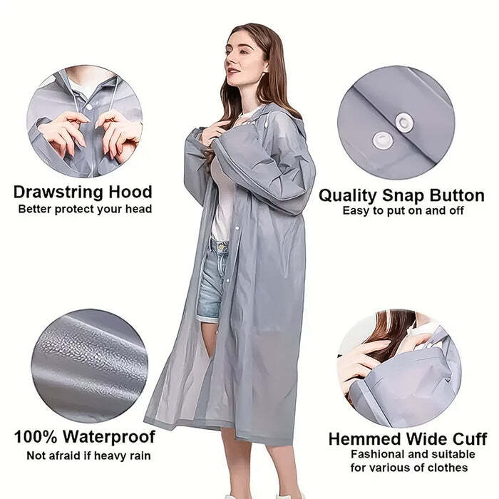 Fashion Portable Adult Rain Coat