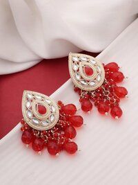 Pearl Dewdrop Tilak Earrings