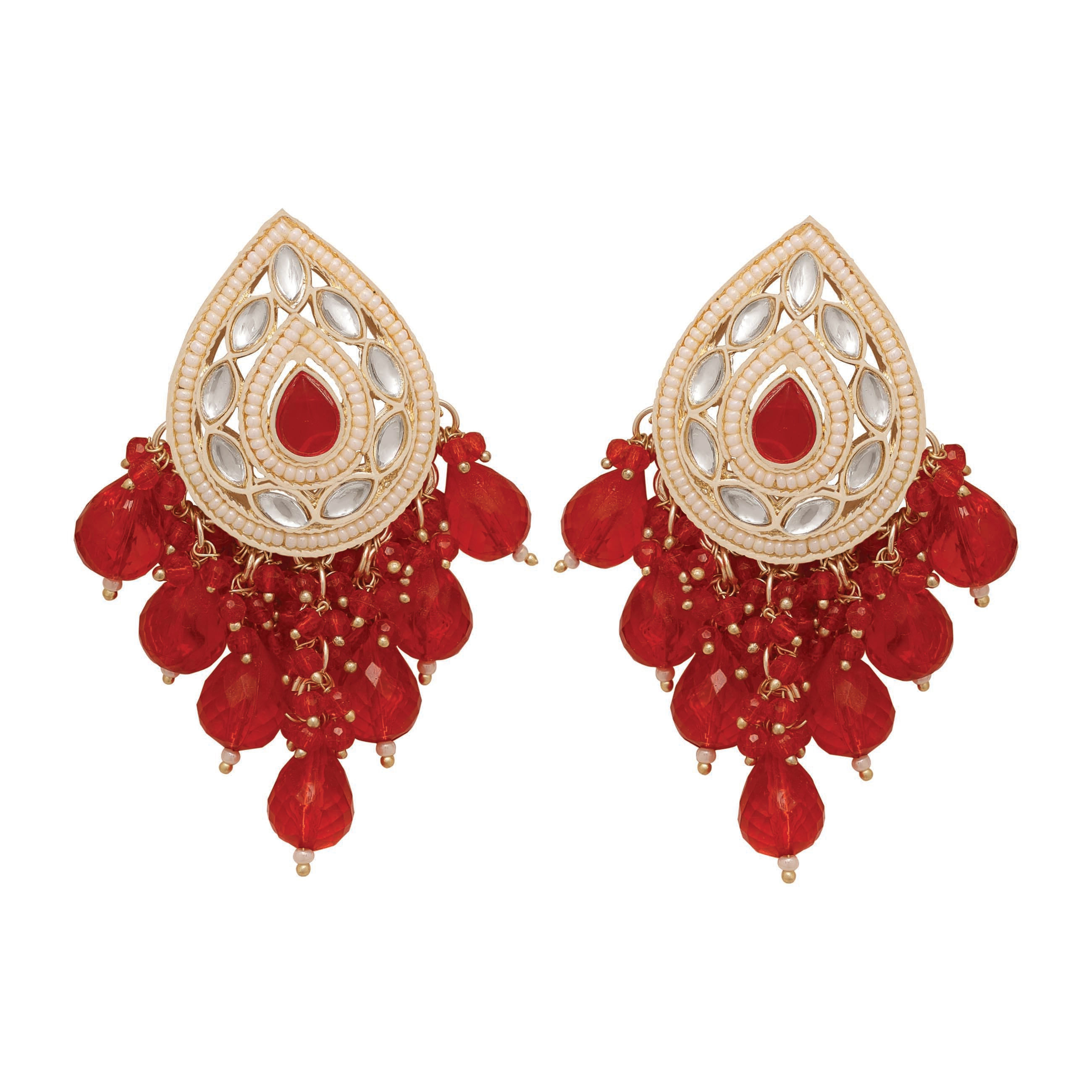 Pearl Dewdrop Tilak Earrings