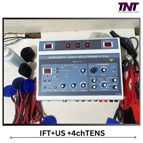TNT 3in1 IFT+US+4ch TENS physiotherapy machine