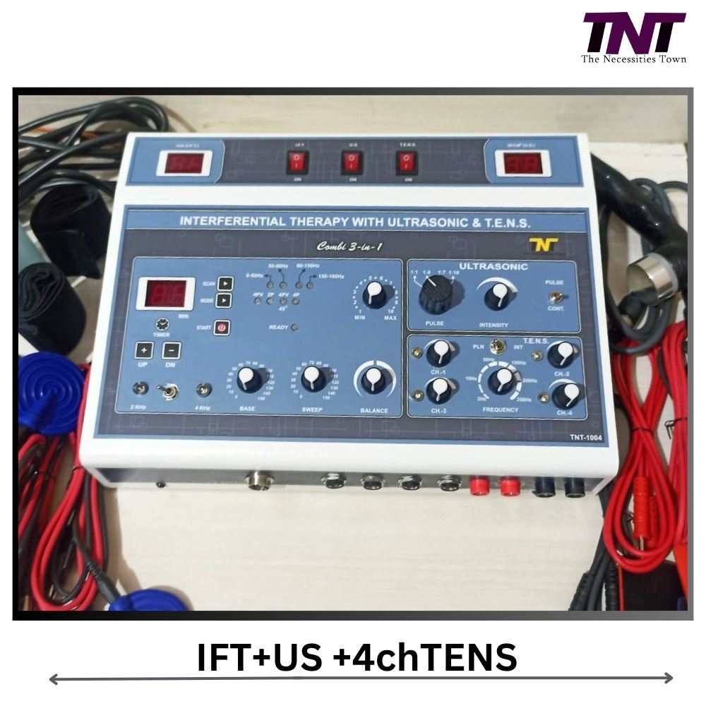 TNT 3in1 IFT+US+4ch TENS physiotherapy machine