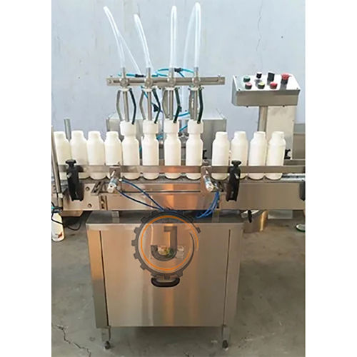 Automatic Four Head Bottle Air Jet Cleaning Machine - Material: Stanless Steel