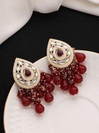 Pearl Dewdrop Tilak Earrings...