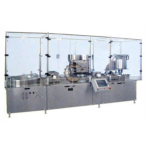 Automatic High Speed Injectable Dry Powder Filling With Pick And Place Type Rubber Stoppering Machine - Automatic Grade: Semi-Automatic