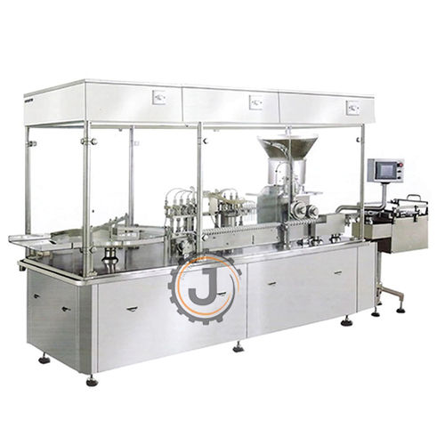 Twin Head Liquid Filling With Rubber Stoppering Machine - Automatic Grade: Automatic