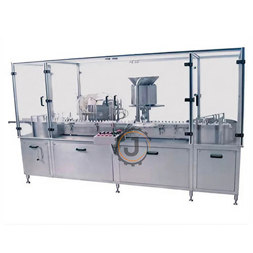 Automatic Four Head Liquid Vial Filling With Rubber Stoppering Machine - Feature: High Efficiency