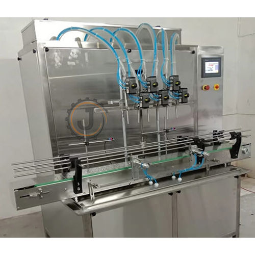 Servo Based Automatic Lubricant Oil Filling Machine