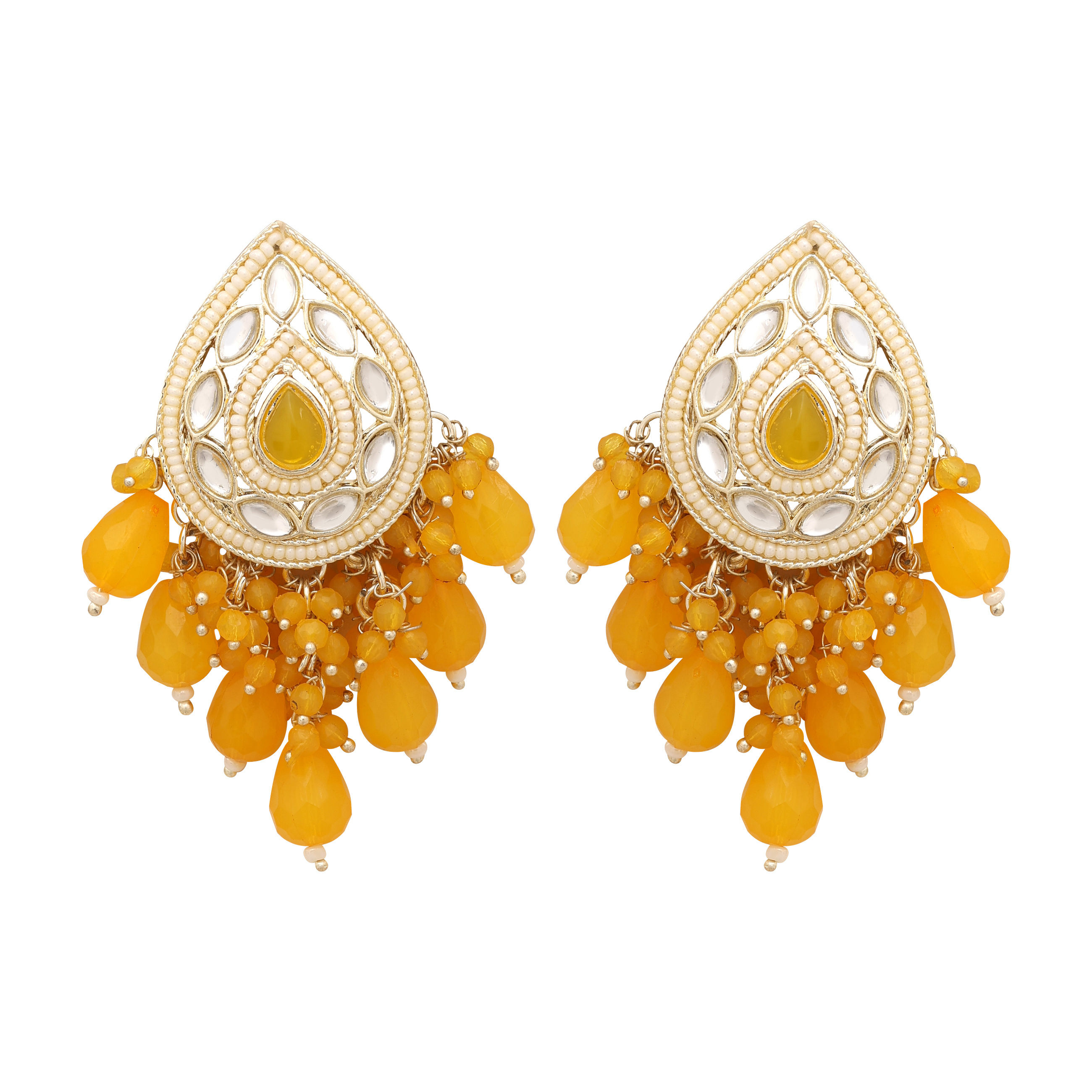 Pearl Dewdrop Tilak Earrings......