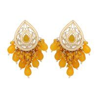 Pearl Dewdrop Tilak Earrings......