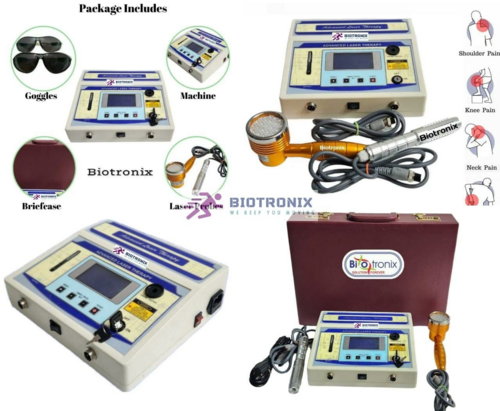 Advanced Dual Probe Laser for Pain Therapy Pointed and Cluster Probe Pre Programmed