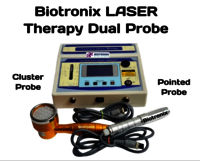 Physiotherapy Laser Pain Relief Equipment with Dual Probes Digital LCD Based Biotronix