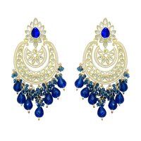 Royal Chandbali Splendor Kundan Earrings