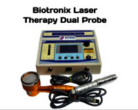 Pain Relief Physiotherapy LASER Device Digital LCD Based Dual Probe 750mw 910nm