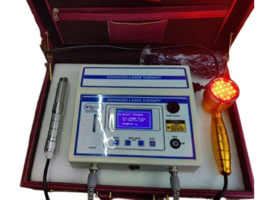 Physiotherapy Laser Pain Relief Equipment with Dual Probes Digital LCD Based Biotronix