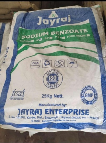 Sodium Benzoate White, Crystalline Or Granular Powder