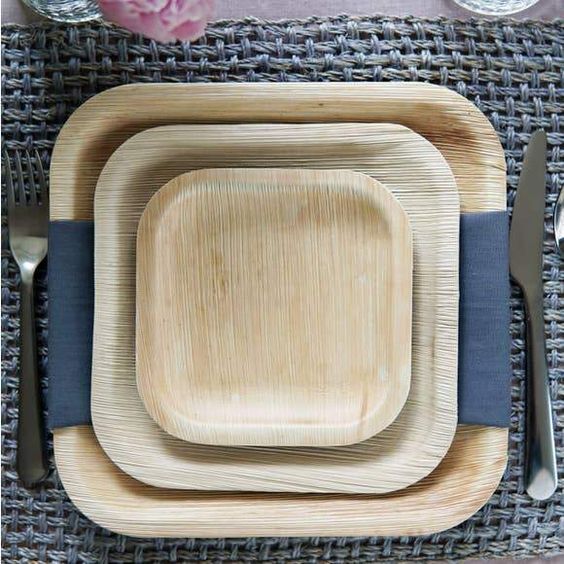 Areca Square Plate