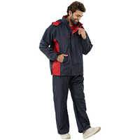 JS-504 Hooded Mens Raincoat