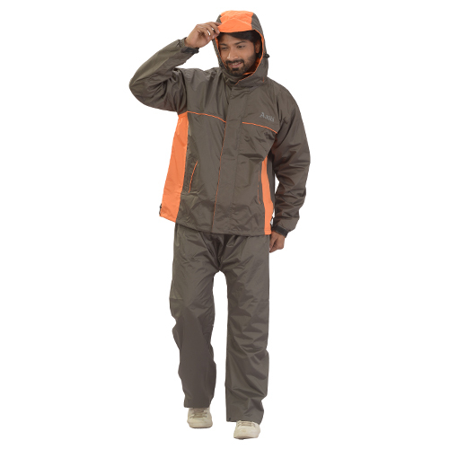 JS-504 Hooded Mens Raincoat