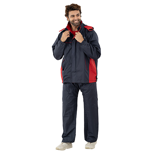 JS-504 Hooded Mens Raincoat